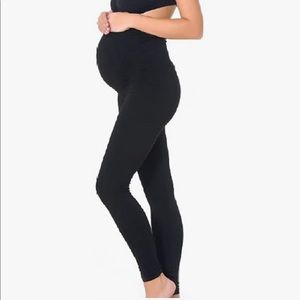 Mother Essentials black maternity leggings